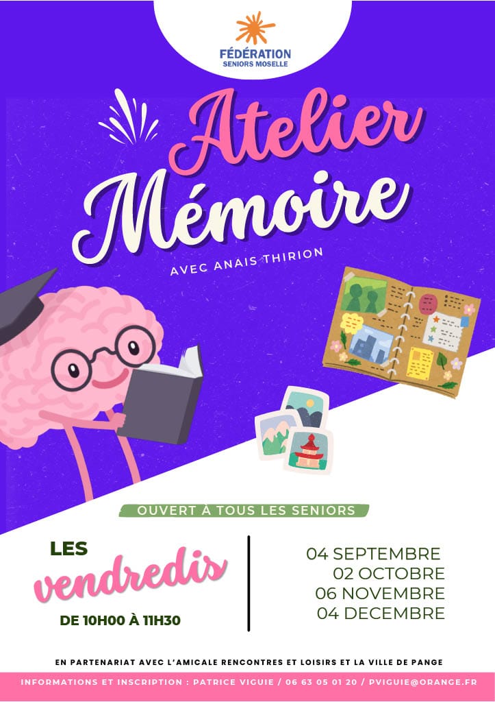 Ateliers Bien vivre chez Soi et Ateliers Mémoire